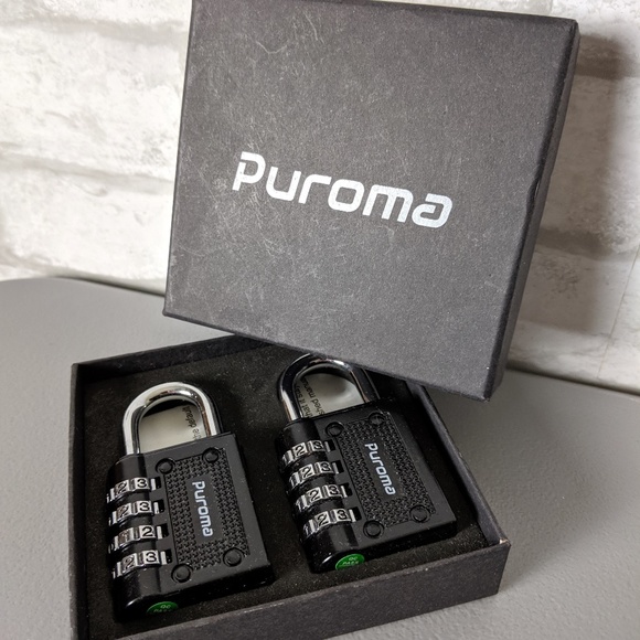 Puroma 4 digit Padlocks NWT - Picture 2 of 3